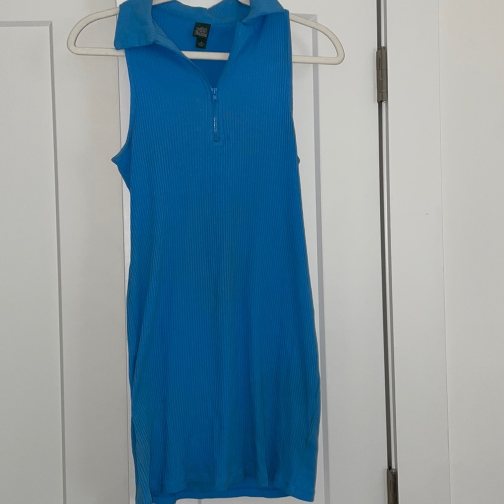 Blue Target dress